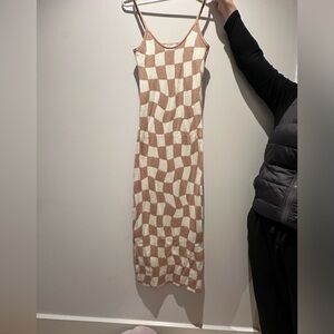 Knit fitted dress
